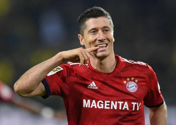 Lewandowski also scored to put Bayern ahead twice
