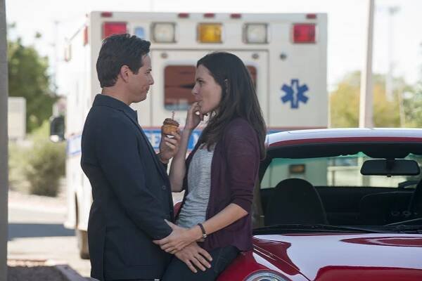 Noční směna - Bitva o Alamo - Z filmu - Scott Wolf, Jill Flint