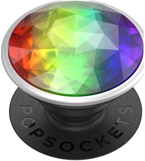 PopSockets PopGrip Gen.2, Disco Crystal Rainbow, 3D disco koule duhová