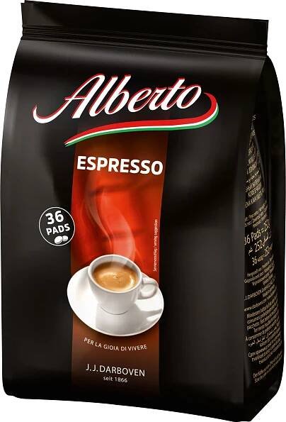 Káva pro Senseo Alberto Espresso 36 pads