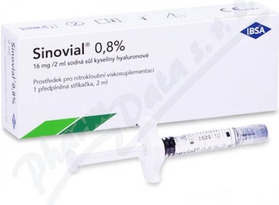 Sinovial injekce 2 ml roztok elastoviskózní