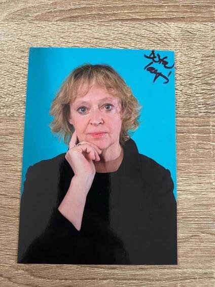 Autogram-Dita Kaplanová-Herečka-Divadlo na Zábradlí-Orig.
