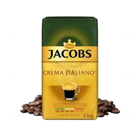 Jacobs - Caffé Crema Italiano zrnková káva 1 kg 1kg