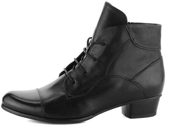 Regarde štepovaný kotník Black Stefany-123