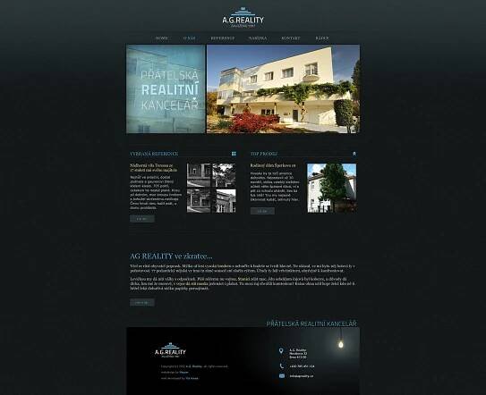 AG Reality web design