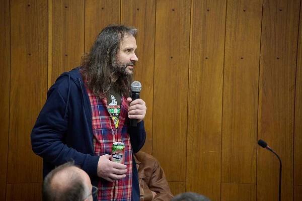 Martin Věchet na zasedání trutnovského zastupitelstva v pondělí 25. dubna 2022.