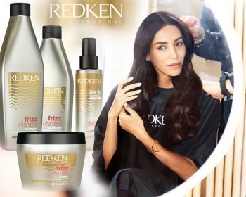Kosmetická řada Redken Frizz Dismiss bojuje podle kadeřnice Jany Burdové účinně proti krepatým vlasům.
