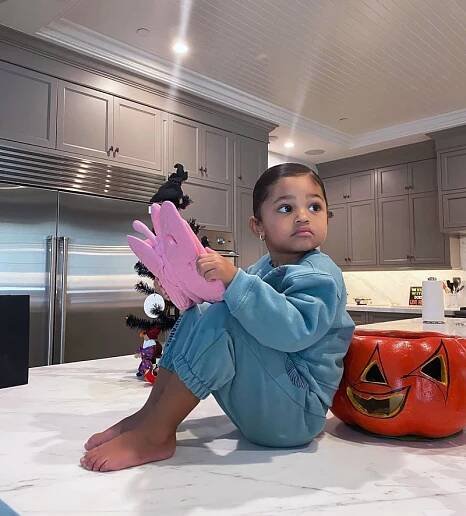 Stormi Webster Looks Cooler in a Monochrome Sweatsuit Than We Ever Will