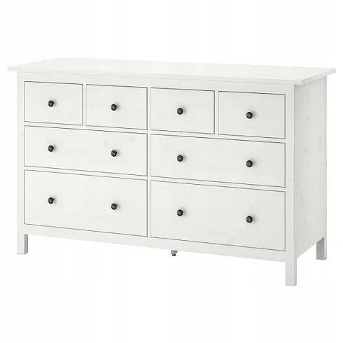 IKEA HEMNES Komoda 8 zásuvek 160x96 cm bílé mořidlo