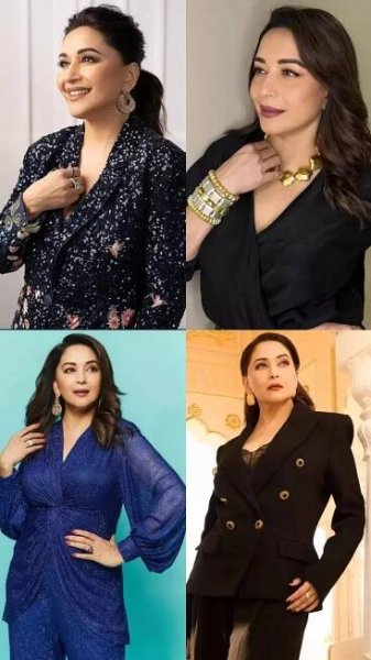 Madhuri Dixit's striking western looks