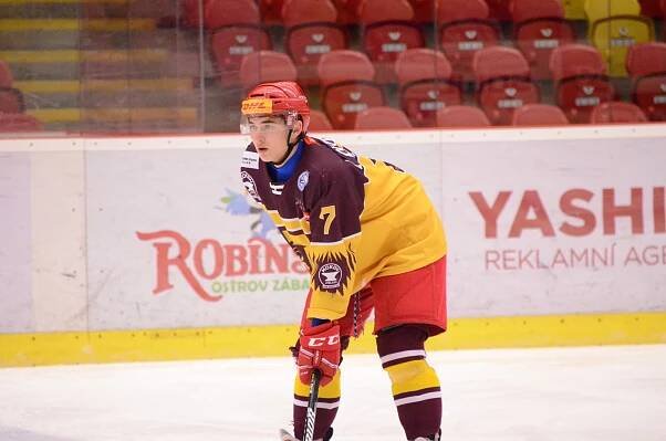 HC Dukla Jihlava – Juniorem měsíce je obránce Adam Dvořák, čeká ho premiérový zápas v A-týmu