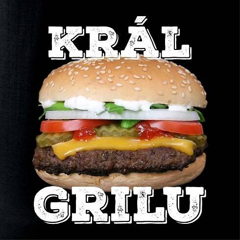 Král grilu HAMBURGER - Taška malá