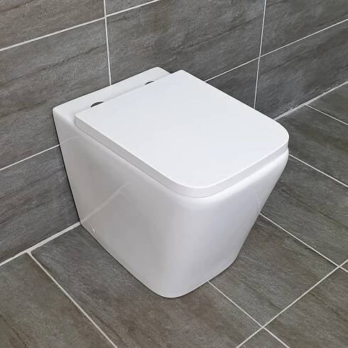 Rose Square Back to Wall WC Pan (pan only)
