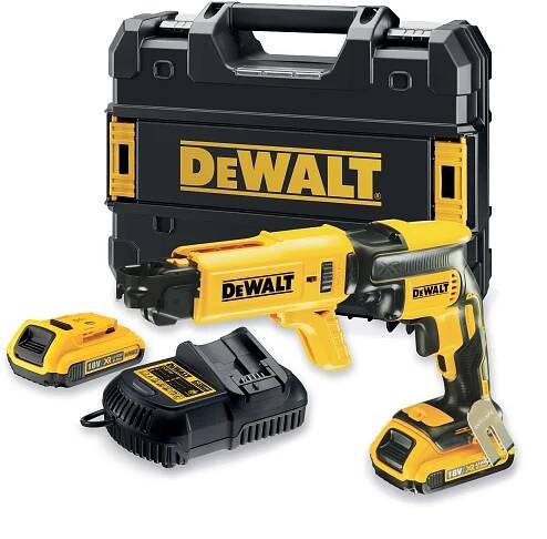 DeWALT DCF620D2K šroubovák na sádrokarton (upínání bitů: 1/4"/30Nm) XR (2x2,0Ah/18V) Tstak