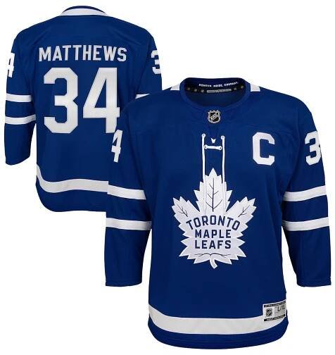 Auston Matthews Toronto Maple Leafs Youth Home Premier Player Jersey - Blue
