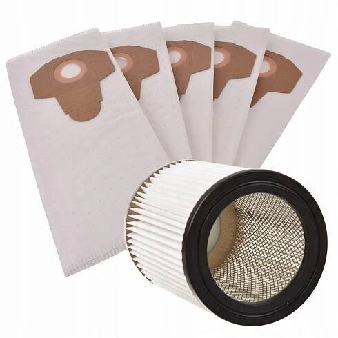 5x TAŠKY + FILTR pro PARKSIDE PWD 12 20 25 30 A1