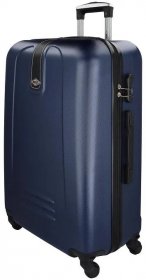 RGL Plastový cestovní kufr Peek, tmavě modrý L