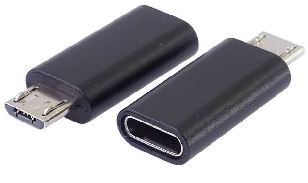 Redukce USB-C konektor female - USB 2.0 Micro-B/male