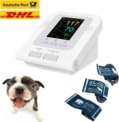 Pes Kočka CONTEC08A-VET Digitální veterinární monitor krevního tlaku Domácí zvířata BP