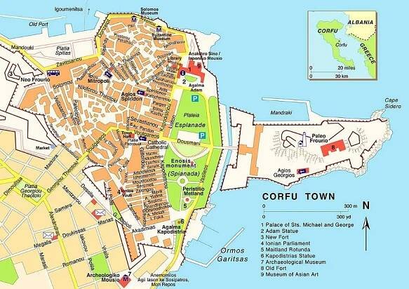 corfu_town_map