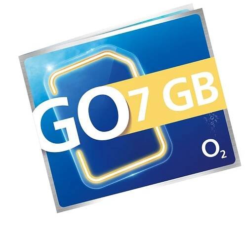 SIM karta O2 Předplacená karta GO 7 GB