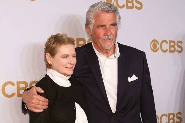NEW YORK, NY - MAY 13: James Brolin and Dianne Wiest attend the 2015 CBS Upfront at The Tent at Lincoln Center on May 13, 2015 in New York City. (Photo by Taylor Hill/Getty Images)