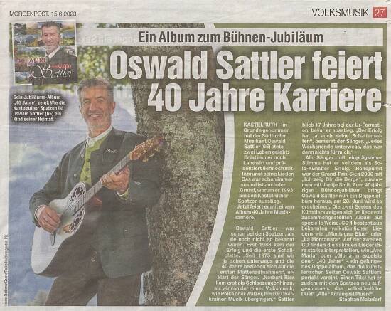 Presse - Oswald Sattler