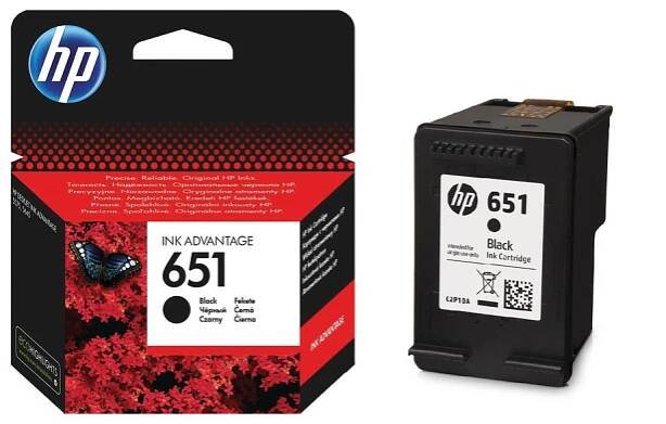 Inkoustová náplň HP 651 černá (C2P10AE)