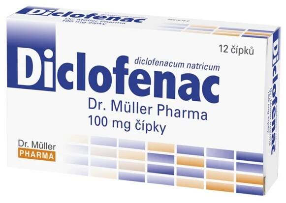 Dr. Müller Diclofenac 100 mg 12 čípků