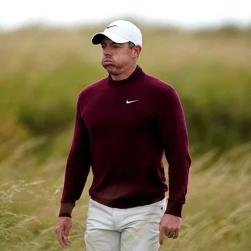 Rory McIlroy, Tiger Woods and Justin Thomas among victims of wind at Royal Troon