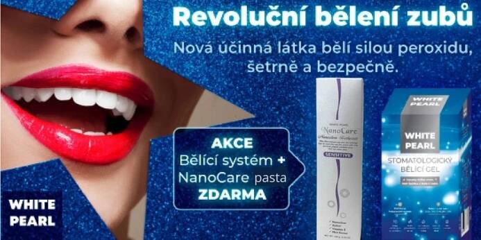 White Pearl stomatologický bělící gel 80 ml