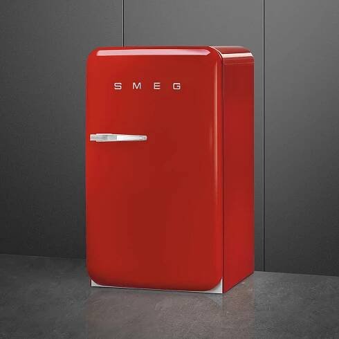 Smeg Chladnička s mrazícím boxem červená FAB10RR - Elettromec 
