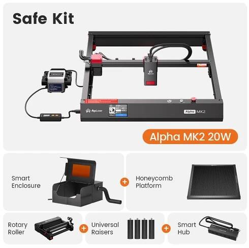 AlgoLaser Alpha MK2 20W Diode Laser Engraver