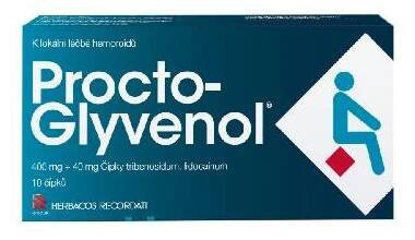 PROCTO-GLYVENOL 400MG/40MG SUP 10