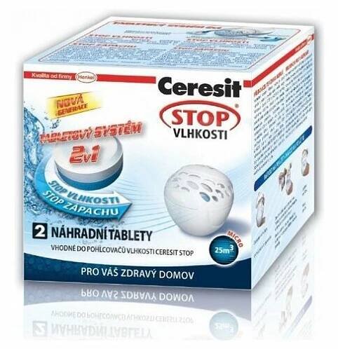 Ceresit STOP VLHKOSTI AERO 360° náhradní tablety 3v1 relaxační levandule (2x450g | eberry.cz