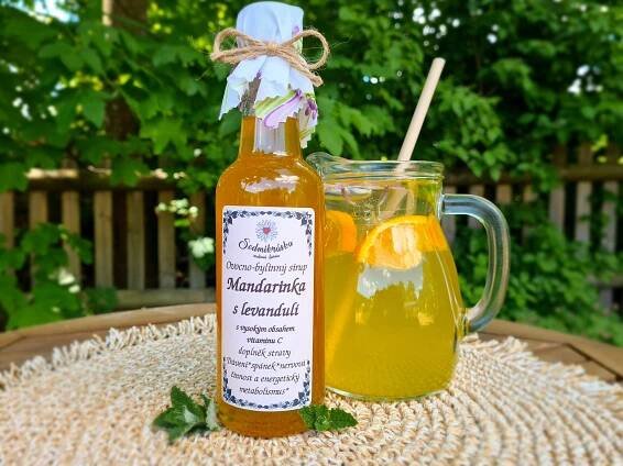 Sirup MANDARINKA S LEVANDULÍ 0,25l