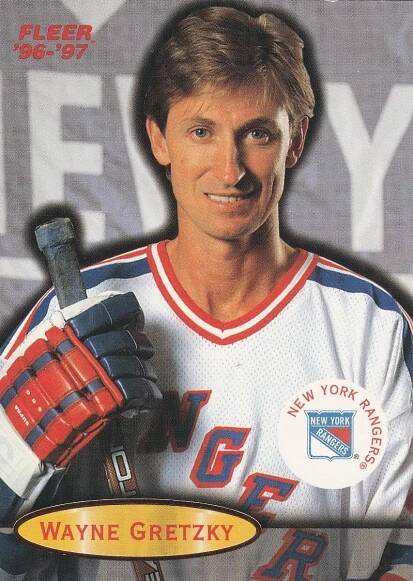 Wayne Gretzky - New York Rangers - Hokejové karty
