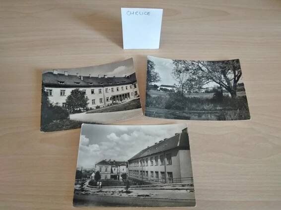 Chrlice -  konvolut - Pohlednice místopis