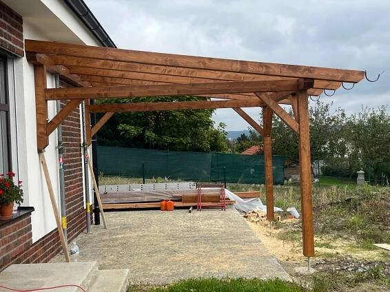 Pergola Litvínovice – střáňka – Střechy Dobra
