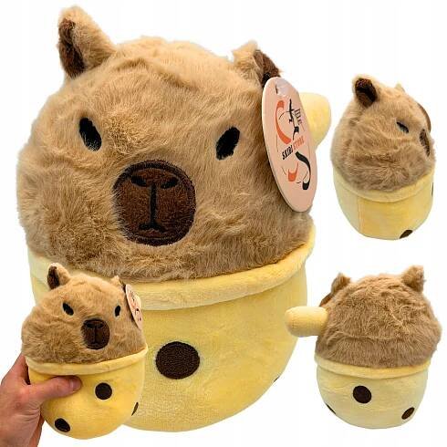 Plyšák Kapybara Shake Pudding Squish Plyšový Mazlíček Přítulníček Plyšová 20 cm