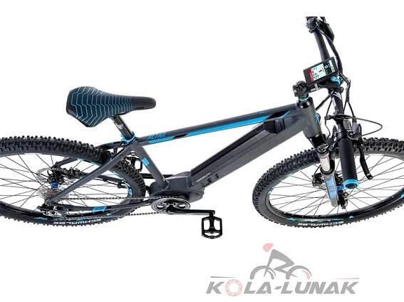 Horské elektrokolo Leader Fox ALTAR 29",2018-2 21,5" ŠEDÁ MAT/MODRÁ | Kola Luňák