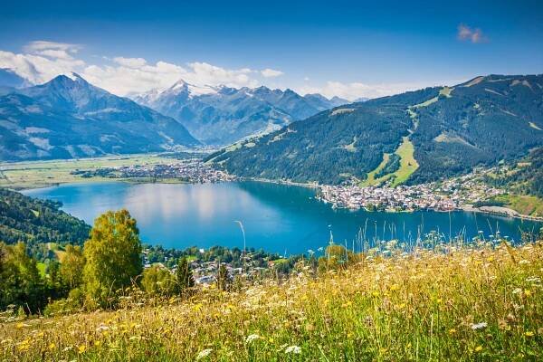 Zell am See, Salcbursko, Rakousko — Stock obrázek