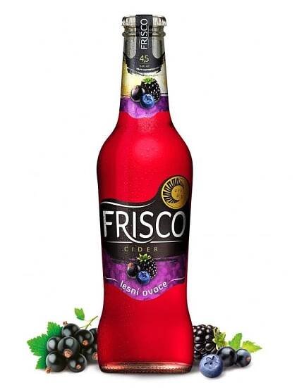 Frisco Lesní ovoce sklo 330ml