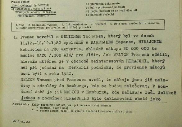 Přečtěte si, jak podle spisu StB obchodoval sponzor ČSSD se zbraněmi