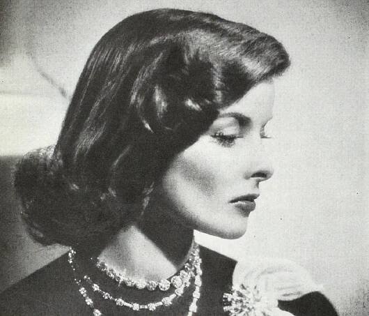 Portrait of Katharine Hepburn in 1938