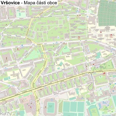 Vršovice - mapy | Kurzy.cz