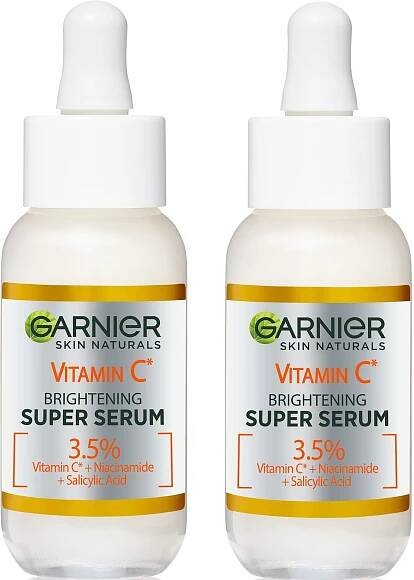 GARNIER Skin Naturals Vitamin C rozjasňující super sérum 2 × 30 ml