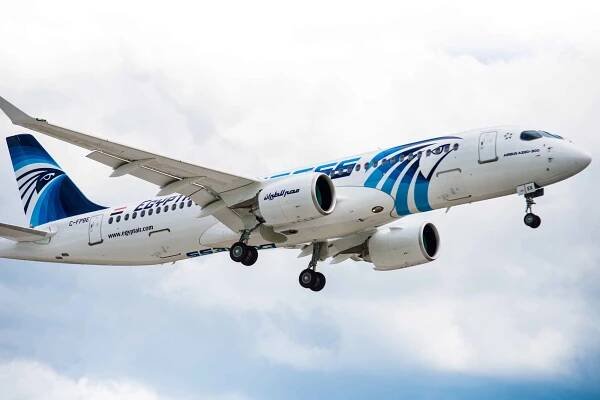 Airbus A220-300 společnosti EgyptAir. Foto: Airbus