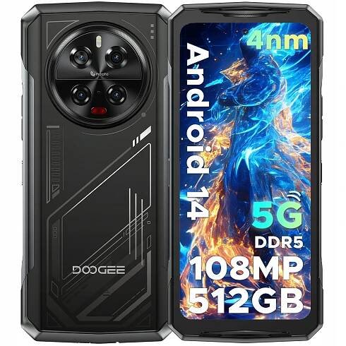 Smartphone DooGee V40 32+512GB 120HZ 6,8"IPS 8680mAh 108MP NFC OTG SIM IP68