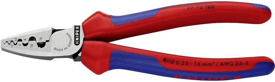 Knipex Knipex-Werk 97 72 180 krimpovací kleště dutiny na kabely, 0.25 do 16 mm² : Půhy.cz
